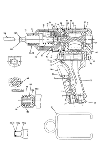Figure 0 Diagram and Parts List for CP6041HABAR  Chicago Pneumatic Wrench